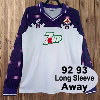 92-93 Fiorentina away long sleeve retro jersey