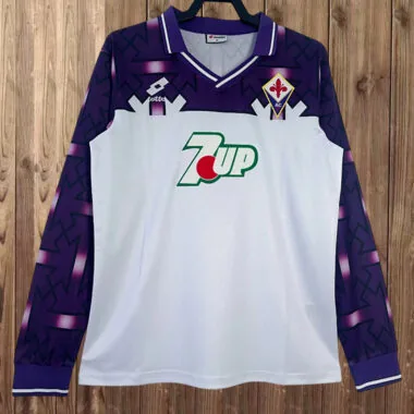 92-93 Fiorentina away long sleeve retro jersey