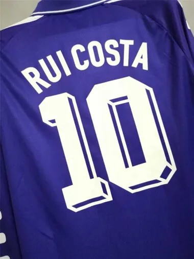 Camiseta de manga larga de la Fiorentina para partidos en casa, temporada 98-99