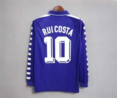 Camiseta de manga larga de la Fiorentina para partidos en casa, temporada 98-99