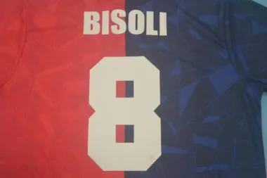 Tipos de letra do Cagliari em casa, 92-93