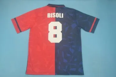 Tipos de letra do Cagliari em casa, 92-93