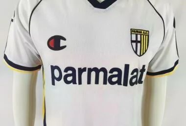 03-04 Parma away white retro jersey