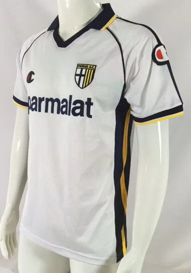 03-04 Parma away white retro jersey