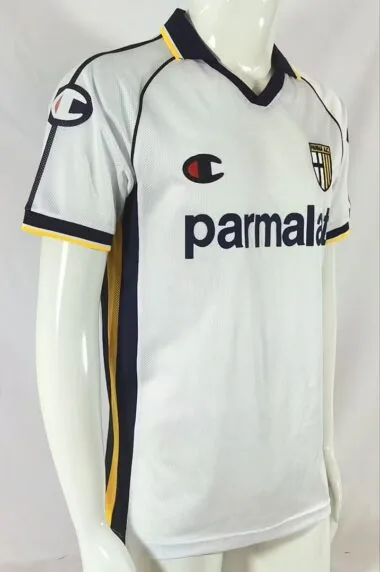 03-04 Parma away white retro jersey
