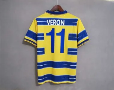 98-99 Parma third away yellow/blue
