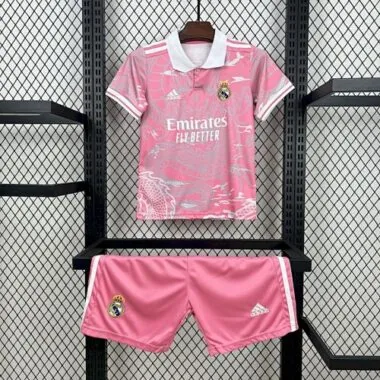 23/24 Real Madrid Pink Dragon Special Edition Kids Kit