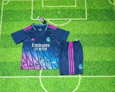 25-26 Real Madrid BLue and Purple Special kid kit