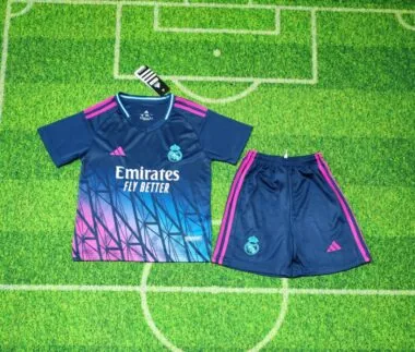 25-26 Real Madrid BLue and Purple Special kid kit