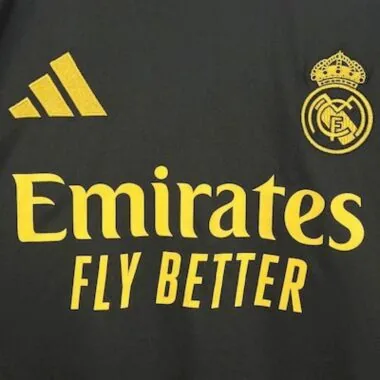25-26 Real Madrid Black and yellow special edition Jersey