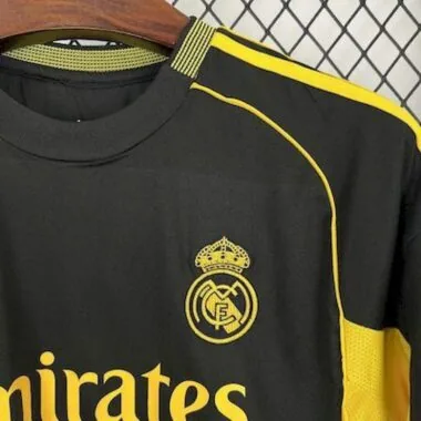 25-26 Real Madrid Black and yellow special edition Jersey