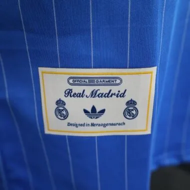 25-26 Real Madrid Blue Retro Model Player Version Jersey