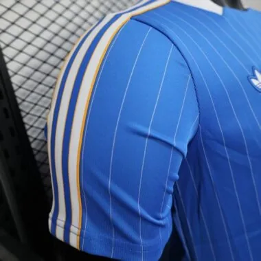 25-26 Real Madrid Blue Retro Model Player Version Jersey
