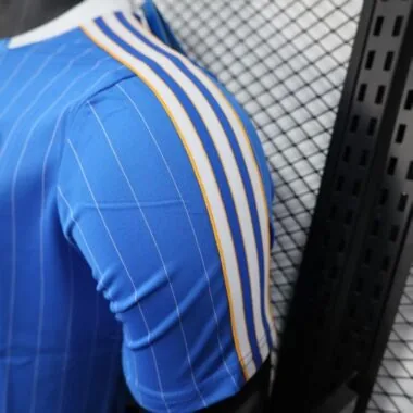 25-26 Real Madrid Blue Retro Model Player Version Jersey