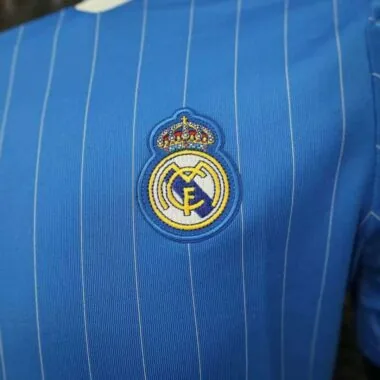 25-26 Real Madrid Blue Retro Model Player Version Jersey