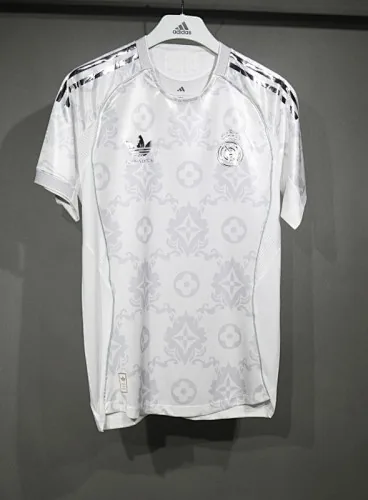 Real Madrid 2025/26 White and Silver Special Edition Jersey
