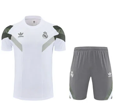 25-26 Real Madrid White training suit