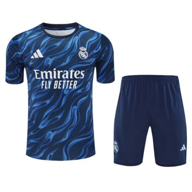 Survêtement d'entraînement bleu du Real Madrid 25-26