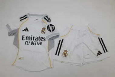 25-26 Real Madrid home player version kid kit