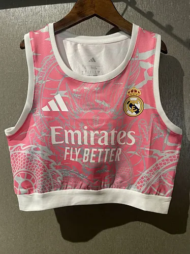 25-26 Real Madrid pink dragon woman vest