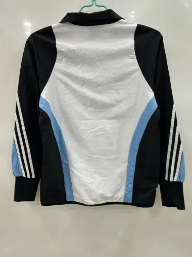 25-26 Real Madrid white ,black and blue windbreaker