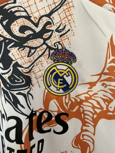 Real Madrid 2025/26 White, Orange and Black Special Edition Jersey