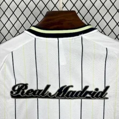 25-26 Real Madrid white Baseball jersey