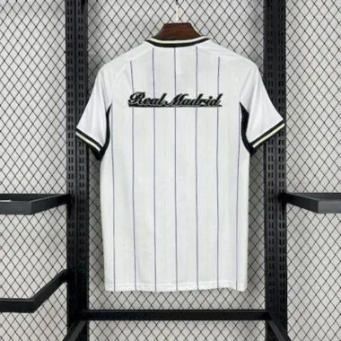 25-26 Real Madrid white Baseball jersey