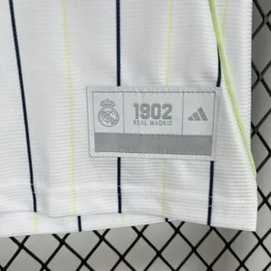 25-26 Real Madrid white Baseball jersey