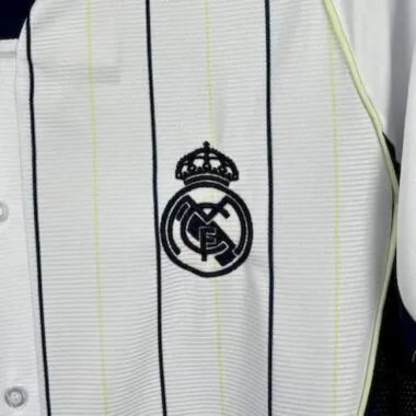25-26 Real Madrid white Baseball jersey
