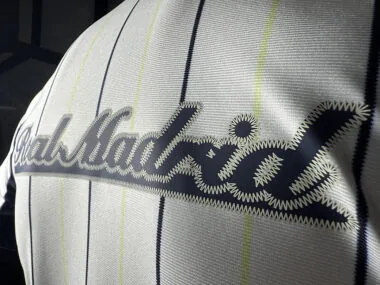 25-26 Real Madrid white player version baseball jersey