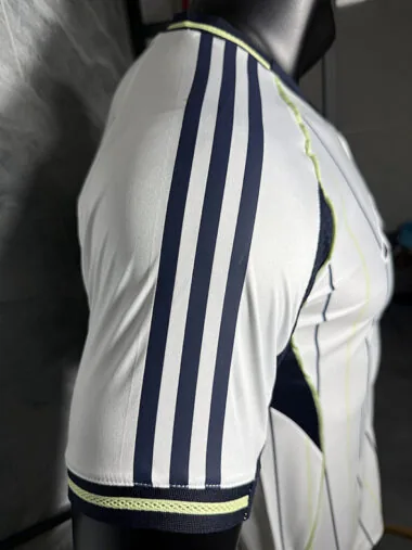 25-26 Real Madrid white player version baseball jersey