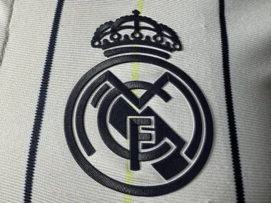 25-26 Real Madrid white player version baseball jersey
