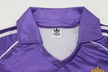 84-85 Real Madrid away retro long sleeve jersey