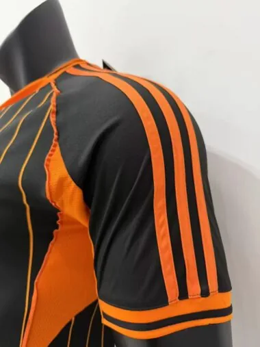 Real Madrid 2025/26 black orange Player Version Baseball jersey (S-2XL)