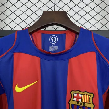 04-05 Barcelona home retro jersey
