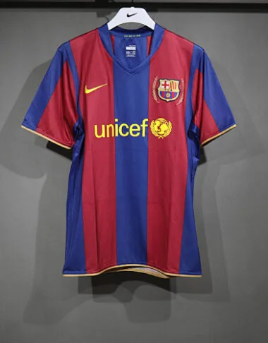07-08 Barcelona home retro player version jersey