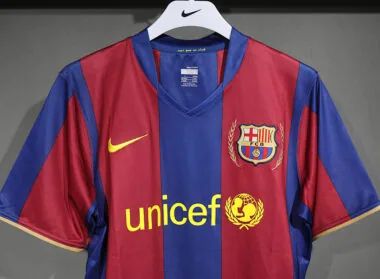 07-08 Barcelona home retro player version jersey