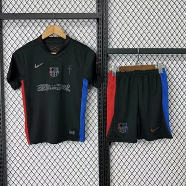 24-25 Barcelona Black Travis Scott Edition Kids Kit