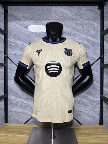 25-26 Barcelona beige player version soccer jersey