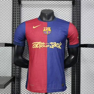 25-26 Barcelona x Travis Scott Player version jersey