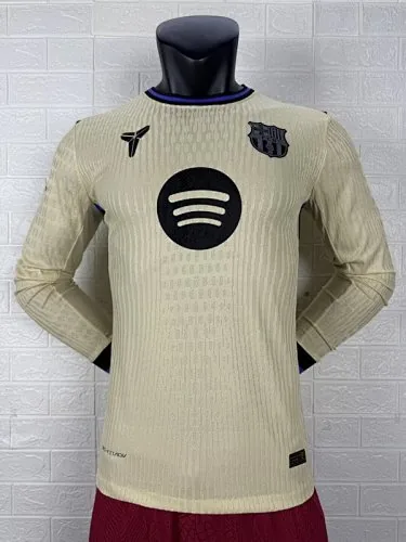 25-26 Barcelona Away Long sleeve Player version jersey