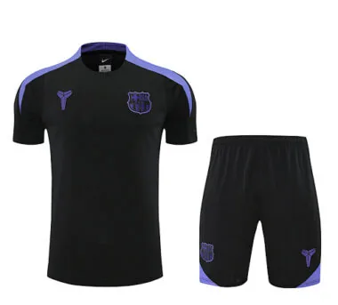 25-26 Barcelona Black And Purple training suit