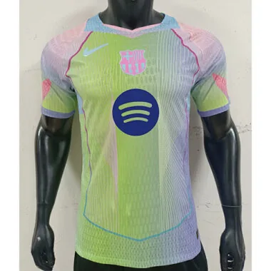 25-26 Barcelona Green Pink Special Edition Player Version Jersey