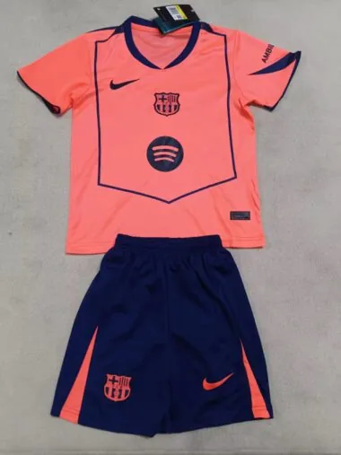 25-26 Barcelona Third Away Kid kit