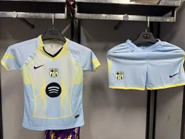 25-26 Barcelona blue and yellow special kid kit