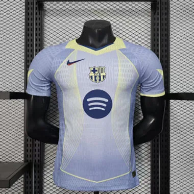 Camiseta azul de Barcelona, versión especial para jugadores, 25-26