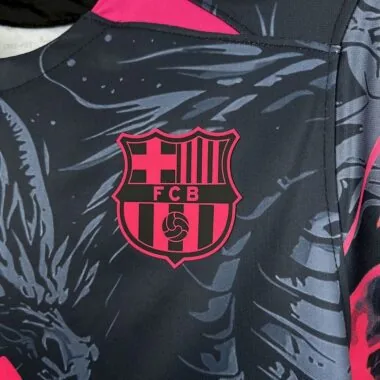 Maillot édition spéciale Dark Blue and Pink Dragon Barcelone 2025/26