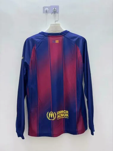 25-26 Barcelona home long sleeve jersey