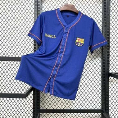 Barcelona 2025/26 Blue baseball Jersey